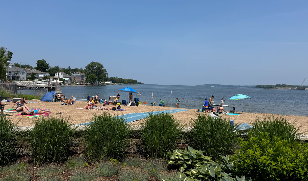 image of people on beach