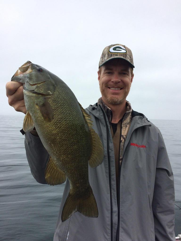 Fishing in Door County. Small Mouth Bass